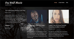 Desktop Screenshot of crywolfmovie.com